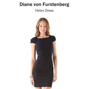 Diane Von Furstenberg Helen black dress